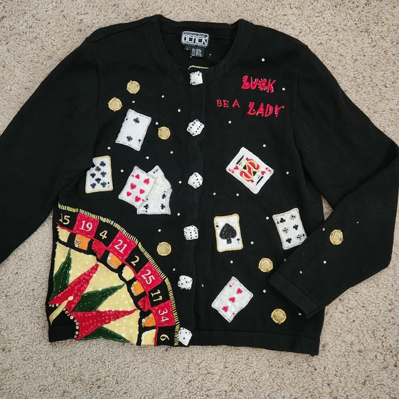 berek Sweaters - The Berek Casino Sweater Cardigan Size Large